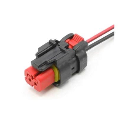 2 3 4 6 8 12 Pin Auto Injector Sensor Connector Wiring Harness Excavator Fuel Waterproof Plug With Cable 776433-1 776429-1 (Color : 2Pin Female, Size : 1 Pc)
