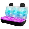 Pinupub Blue Pink Coconut Palm Print Car Seat Covers Set of 3pcs,Fashion Universal Auto Interior Accessories,Front Seat Protector with Rear Bench Seat Cushion for Most Cars view 2