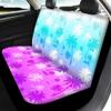 Pinupub Blue Pink Coconut Palm Print Car Seat Covers Set of 3pcs,Fashion Universal Auto Interior Accessories,Front Seat Protector with Rear Bench Seat Cushion for Most Cars view 4