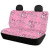 Pinupub Cute Auto Decor Car Seat Covers Cartoon Pink Corgi Print Vehicle Interior Accessories Full Set of 2 Pieces Front Seat Protector with Rear Bench Covers view 2