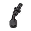 Pushlock Hose End Black 30 Deg Elbow -10 view 1