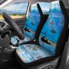 Pinupub Boho Style Car Seat Covers Full Set Beach Coconut Palm Print Automotive Seat Cover for Front Rear Seats,Car Interior Accessories view 3