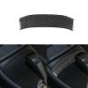 Real Premium 3K Carbon Fiber Center armrest Water Cup Holder Panel Sticker Trim Cover Decal Compatible with Honda Civic 2001 2002 2003 2004 2005 Car Interior Accessories Decor -B view 1