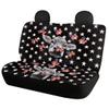 Pinupub Cow American Flag Butterfly Stars Print Car Seat Covers Full Set Universal Anti-Slip Front Ans Rear Car Seat Cushions Fashion Car Interior Accessories for Most Car view 2