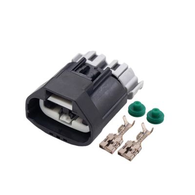 LIANGMEI Qingqing Store 1-20 Sets 7283-3214-30 2 Pin 9.5MM Power Steering Pump Connector Plug Electrical Fan Socket Fit Compatible F;R/D Focus (Size : 10Sets)