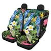 Pinupub Animal Decoration Car Seat Covers Full Set Blue Parrot Design Vehicle Interior Accessories Soft and Cozy Auto Front Seat Covers with Back Bench view 1