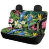 Pinupub Animal Decoration Car Seat Covers Full Set Blue Parrot Design Vehicle Interior Accessories Soft and Cozy Auto Front Seat Covers with Back Bench view 2