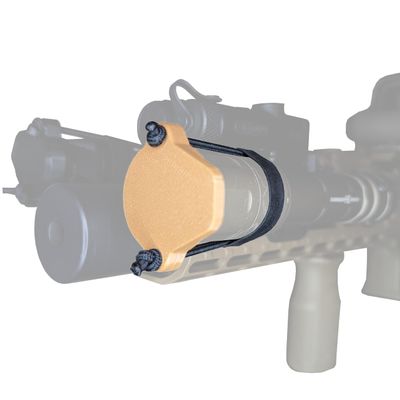 Hammy3DPrints Light/Lens Cover for Weapon Mounted Flashlights (FL 11/14/17 (1200 Lumen), Black - Original)