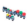 KKFAUS Button Switch self Reset XB2 Small Mushroom Head Emergency Stop 22mm knob Key Start inching Power on XB2-BS542 XB2-BA31 XB2-BA42 (Color : XB2-BA51 Yellow) view 3