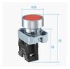 KKFAUS Button Switch self Reset XB2 Small Mushroom Head Emergency Stop 22mm knob Key Start inching Power on XB2-BS542 XB2-BA31 XB2-BA42 (Color : XB2-BA51 Yellow) view 4