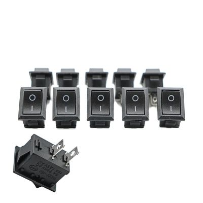HAODEE 10pcs/lot G130 10 * 15mm SPST 2PIN ON/OFF Boat Rocker Switch 6A/250V For Auto Car Dash Dashboard Truck RV ATV Home Model KCD1 (Size : 50pcs)