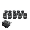 HAODEE 10pcs/lot G130 10 * 15mm SPST 2PIN ON/OFF Boat Rocker Switch 6A/250V For Auto Car Dash Dashboard Truck RV ATV Home Model KCD1 (Size : 50pcs) view 1