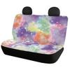 Pinupub Dandelion Colorful Tie Dye Car Seat Cover for All Seasons Soft Breathable Front and Back Bench Bucket Covers Universal Fits Most Cars SUV Van view 2