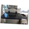 OSALADI Folding Car Seat Desk Multipurpose Vehicle Lap Desk Steering Wheel Mount Laptop Tray Food Drink Holder Compact Design Easy to Install view 3