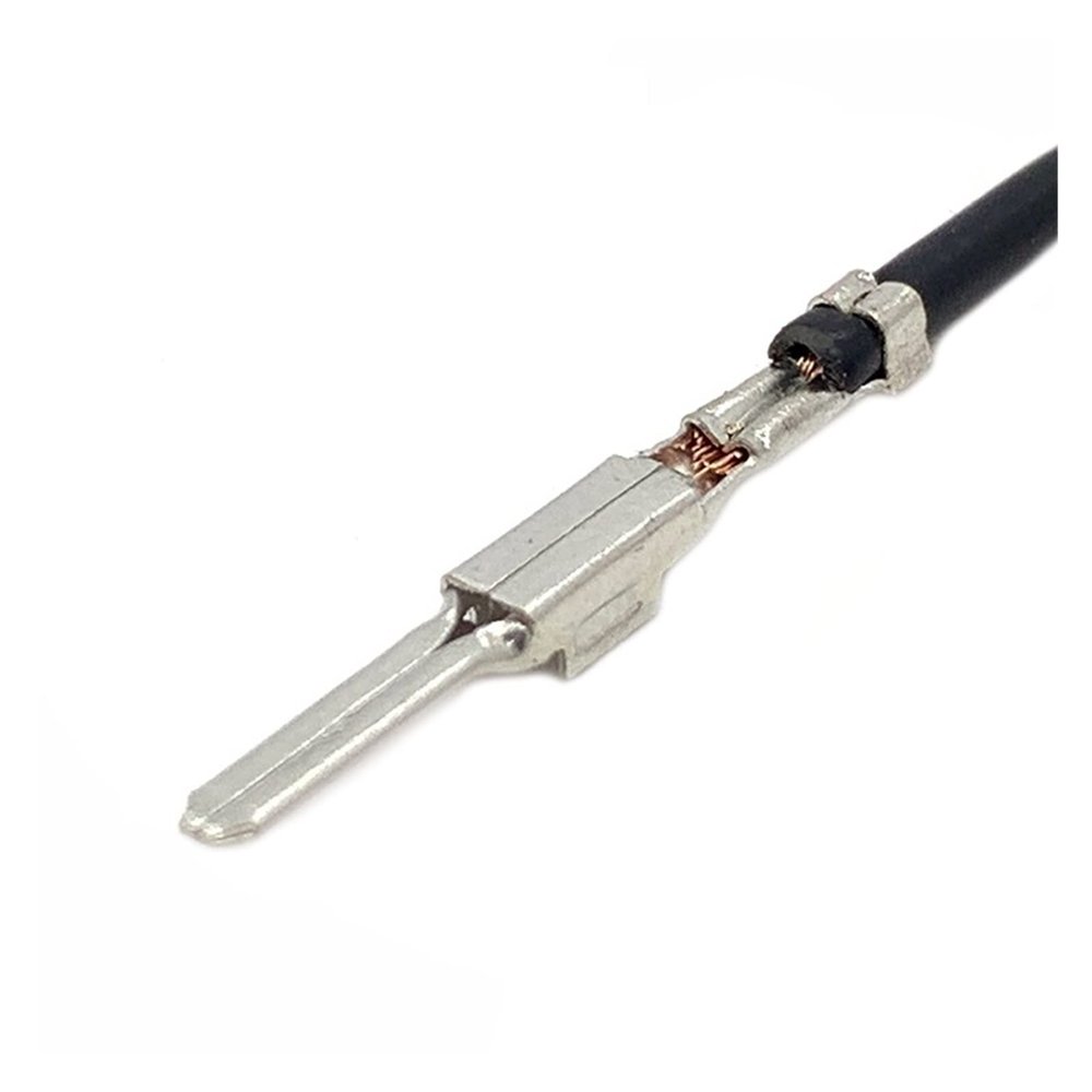 BUIEX 2.2mm 7114-4021 Sumitomo Auto Crimping Terminal Wire Car Electronic Connector Metal Male Splice Pins with 18AWG Cable (Color : Male, Size : 10 Pcs)