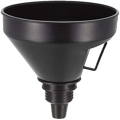 XYWHPGV 5 Inch Plastic Feul Funnel Filter Funnel Black for Petrol Engine Oil Water Fuel Gasoline and Other Fluids (B2EA5 CA216 B679C 36B65 C573C 27BBF