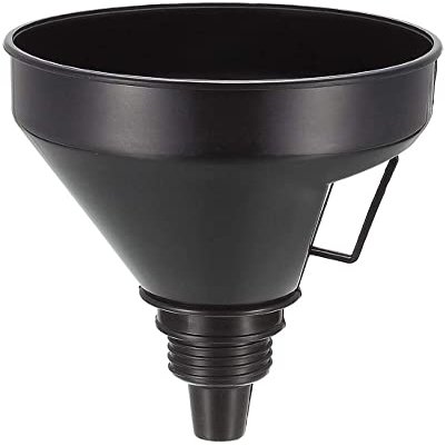 XYWHPGV 5 Inch Plastic Feul Funnel Filter Funnel Black for Petrol Engine Oil Water Fuel Gasoline and Other Fluids (B2EA5 CA216 B679C 36B65 C573C 27BBF