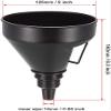 XYWHPGV 5 Inch Plastic Feul Funnel Filter Funnel Black for Petrol Engine Oil Water Fuel Gasoline and Other Fluids (B2EA5 CA216 B679C 36B65 C573C 27BBF view 2