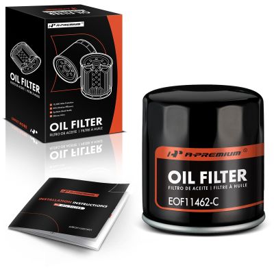 A-Premium 10K Miles Protection Spin On Oil Filter Compatible with Chevrolet