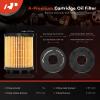 A-Premium 10K Miles Protection Oil Filter Compatible with Jeep Renegade 2015-2018 & Dodge Dart 2013-2016 & Fiat 500 2012-2019, 500X 2016-2018, 500L 2014-2020, 124 Spider 2017-2020, Replace# 93177787 view 2