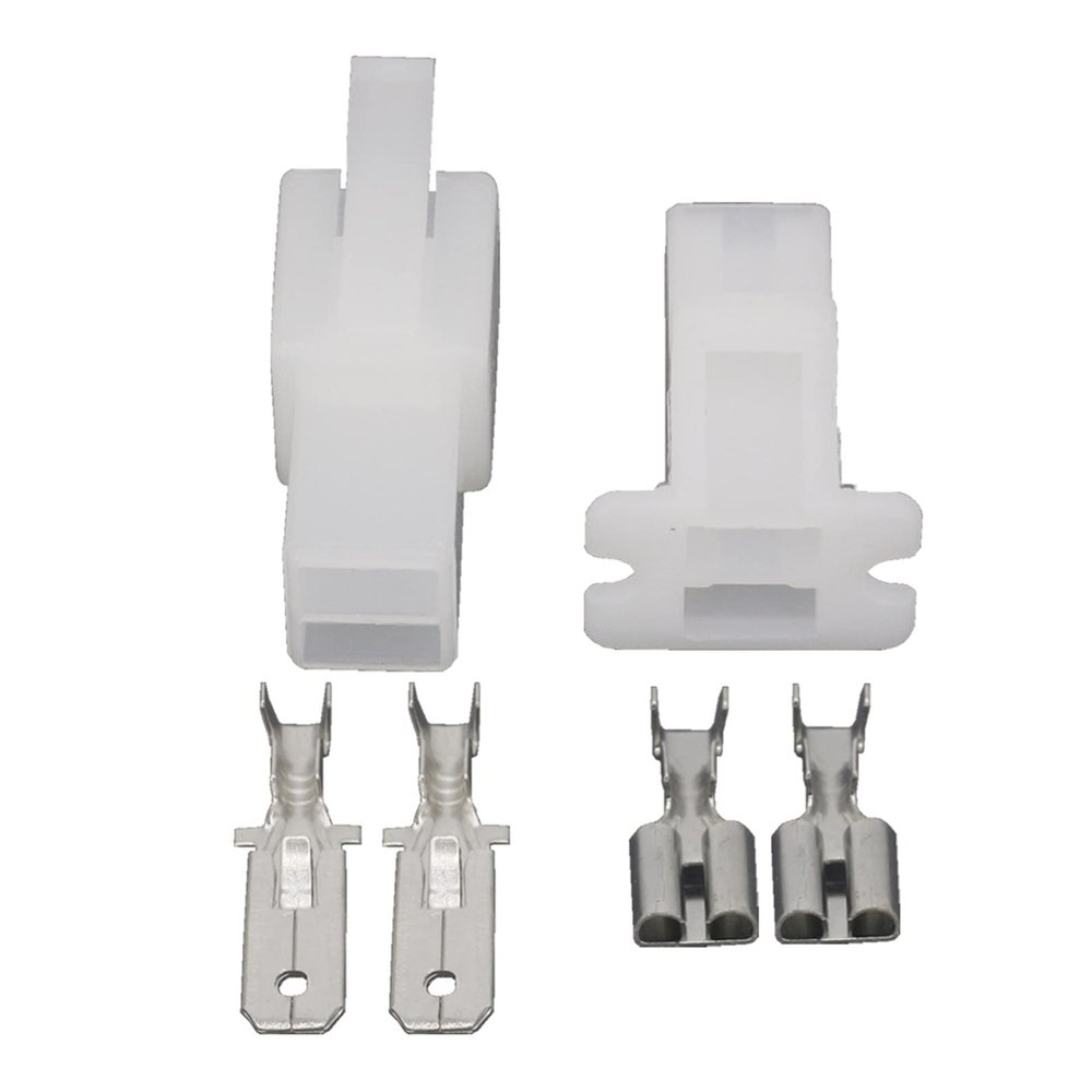 2 Pin Jacket Automotive Connector Car Harness pl;/UG with Terminal DJ70224-6.3-11/21 2P(Male and Female Plug,5 Sets)