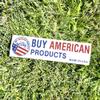Buy American Products Bumper Sticker - USA Vintage Style - Vinyl Decal 80s 90s view 2
