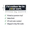 Buy American Products Bumper Sticker - USA Vintage Style - Vinyl Decal 80s 90s view 4