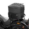 KEMIMOTO Motorcycle Tail Bag, Dual Use Motorcycle Rear Seat Bag with Waterproof Rain Cover, 25L-45L Expandable Motorbike Helmet Bag Luggage Storage Backpack view 1