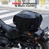 KEMIMOTO Motorcycle Tail Bag, Dual Use Motorcycle Rear Seat Bag with Waterproof Rain Cover, 25L-45L Expandable Motorbike Helmet Bag Luggage Storage Backpack view 4
