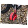 HANABASS 2pairs Bike Pedal Straps Durable Anti-Slip Toe Clips for Mountain and Road Biking Secure Foot Fastening for and Exercise Bikes Red Set view 2