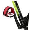HANABASS 2pairs Bike Pedal Straps Durable Anti-Slip Toe Clips for Mountain and Road Biking Secure Foot Fastening for and Exercise Bikes Red Set view 3