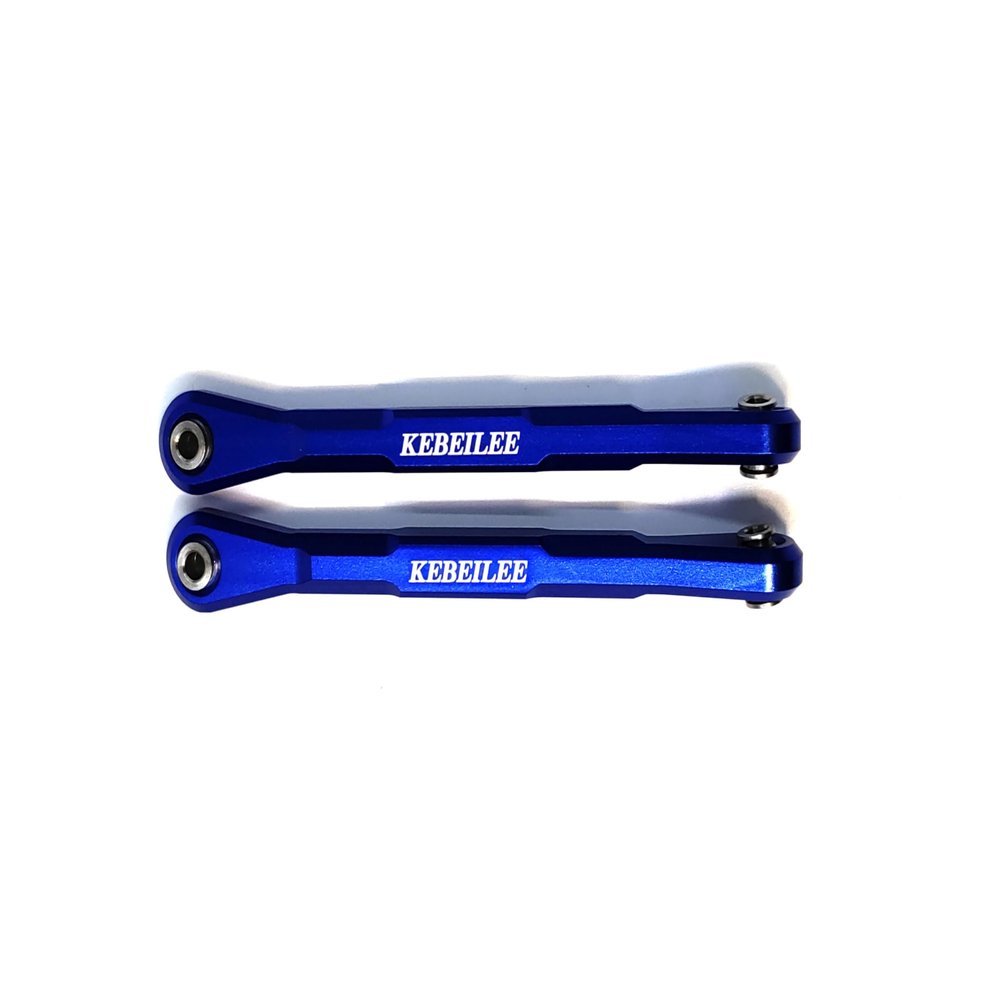 KEBEILEE CNC 7075#Aluminum Trailing arm Steering Upper Link for LOSI RZR 1/10 (Blue)