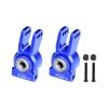 GPM Upgrades Aluminum 7075 Rear Hub Set (Larger Inner Bearings) for 1/10 Lasernut Tenacity Ultra 4 Rock Tacer-Los03028 (Blue) view 1