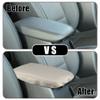 Partuto Center Console Seat Armrest Cover - Car Inner Seat Armrest Lid Storage Covers Trim - for Ford Fusion 2013-2019 Neoprene Fabric Beige - 1 Pc view 3