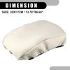 Partuto Center Console Seat Armrest Cover - Car Inner Seat Armrest Lid Storage Covers Trim - for Ford Fusion 2013-2019 Neoprene Fabric Beige - 1 Pc view 4
