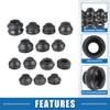 A ABSOPRO Universal Car Turn to Rod Arm Ball Joint Head Dust Protection view 4
