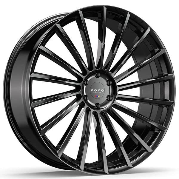 Koko Kuture Urfa FF 24x9.5 Gloss black 5x112-66.56mm Offset +20
