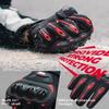 KEMIMOTO Motorcycle Gloves for Men/Women, Touchscreen Dirt Bike Gloves with Shell, Anti-Slip for Motorbike, Riding, Racing, Cycling, Dirt Bike, ATV, UTV, Motocross, BMX, Hiking (Red-L) view 3