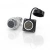 ZBLZGP Weipu WS24 19-Pin Aviation Circular Connector, 5A 18AWG High Voltage Power, Bulkhead Panel Mount Male Socket & Female Plug, for LED Lighting Automotive Industrial Use view 1