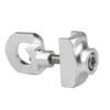 PACKOVE 2pcs Chain Tensioner Adjuster Tool for Folded Aluminum Alloy Regulator Lightweight Design for Safety by Reducing Chain Slack Silver view 3