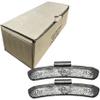 I7-Style Uncoated Lead Clip-On Wheel Weights for Medium and Heavy Duty Trucks with Steel Rims (10 oz - 5 Pack) view 1