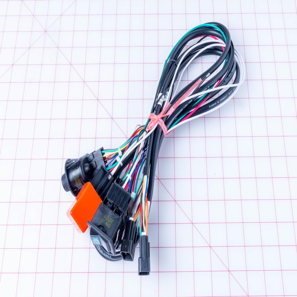 Rosco Vision Heated Mirror Wire Harness with 2 SW-3 Round Switches PN: HAR5004 Pre-Wired Control Assembly for Heated Mirrors in Transit, Shuttle & Commercial Vehicles
