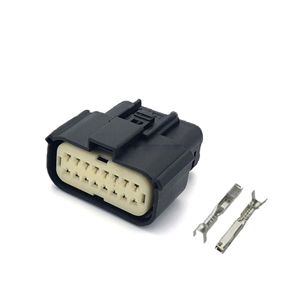 VAIGAI Yige Store 16 Pin Auto Wiring Harness Cable Molex Connector 33472-1606 Electric Plug 33472-1740 (Size : 5 Sets)