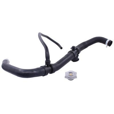 MOTOKU Molded Upper Radiator Coolant Hose with Cap Assembly
