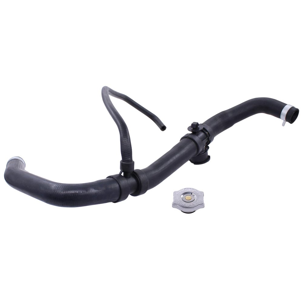 MOTOKU Molded Upper Radiator Coolant Hose with Cap Assembly