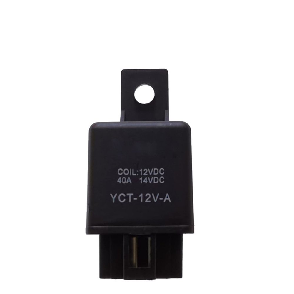 AMNOOL 1Sets 12V 24V 40A 4PIN Automotive Air-Conditioning Energy Light Relay Relays (Color : Under 5pcs, Size : 12V)