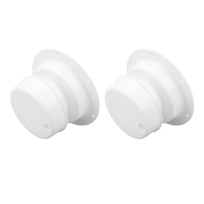 Pilipane 2pcs RV Plumbing Vent hat, Plastic Sewer Vent Cover and Campers Attic Vent hat Roof Sewer Vent Covers, Bathroom Drain Vent hat Avoid Nesting for RV Trailer Campers Motorhome