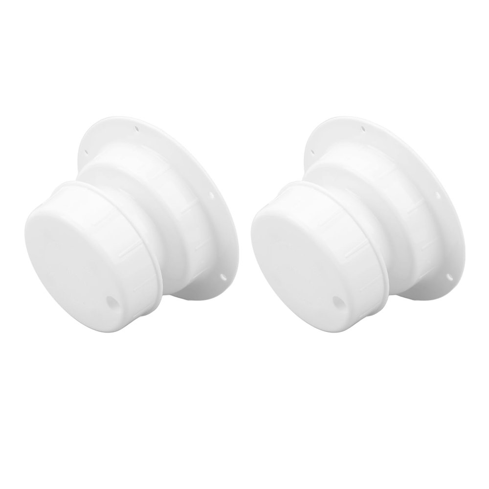 Pilipane 2pcs RV Plumbing Vent hat, Plastic Sewer Vent Cover and Campers Attic Vent hat Roof Sewer Vent Covers, Bathroom Drain Vent hat Avoid Nesting for RV Trailer Campers Motorhome