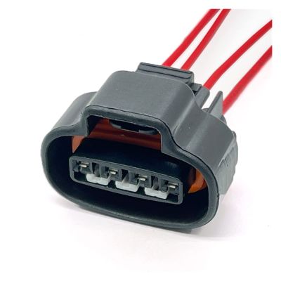 BUIEX 4 Pin 2JZ-GE Distributor Crank Electronic Connector Harness TPS Boost Sensor Ignition Coil Plug Compatible with Toy~ta 90980-11150 6189-0565 (Color : 4Pin Female, Size : 5Pcs with 15cm 18AWG)