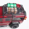 ALBARAY Upgrade Parts Compatible with Axial for SCX10 III TRX-4 TRX-6 D90 TF2 for 1/10 RC Car 19 * 12cm Elastic Luggage Net Roof Rack Storage Net with Hooks (Color : 2) view 4